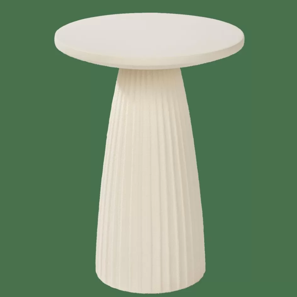 CASA OTIS Table D'appoint Blanc Discount