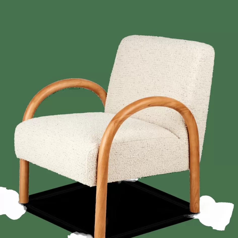 CASA PHOEBE Fauteuil Blanc Best