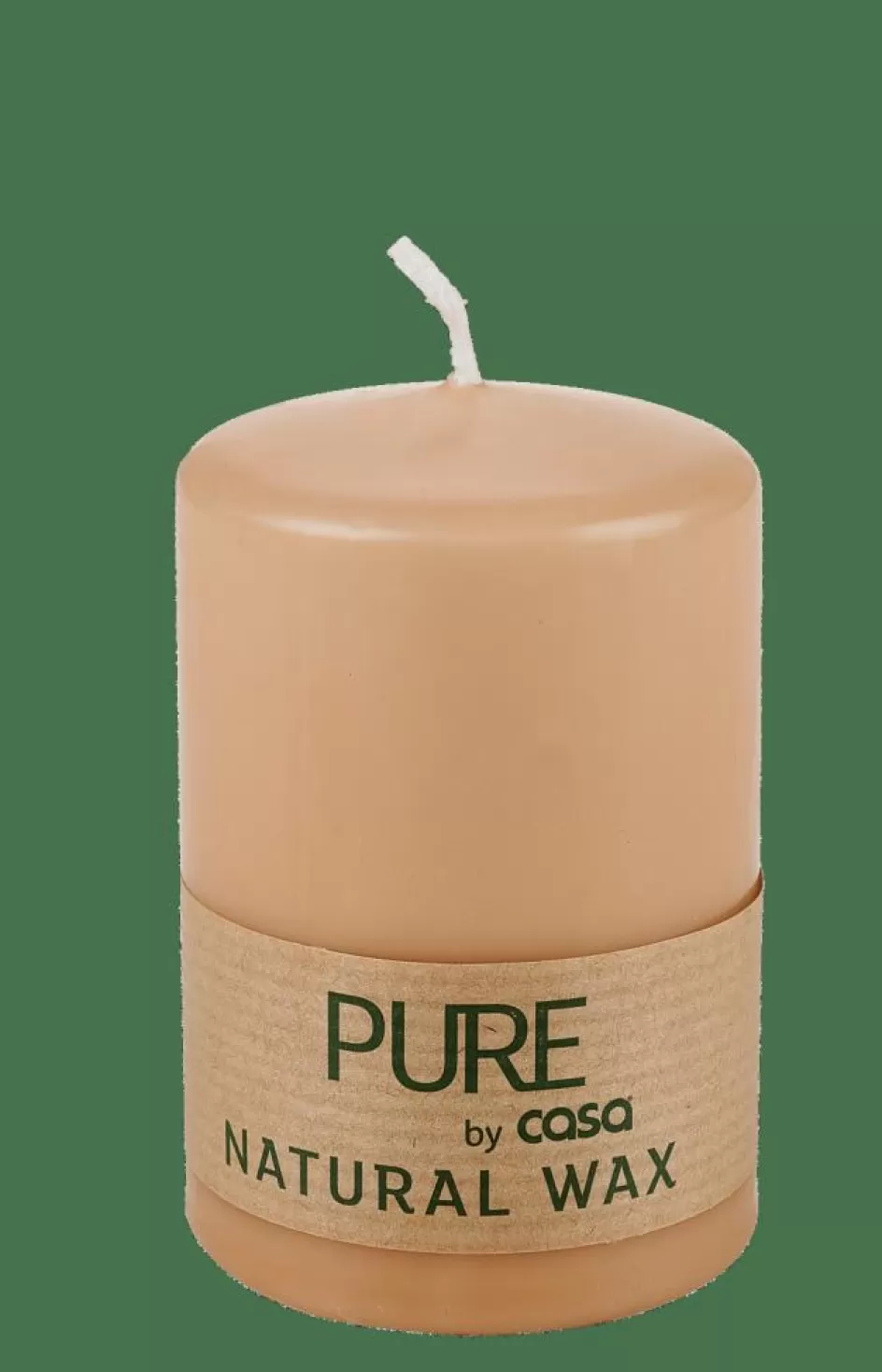 CASA PURE Bougie Cylindrique Beige Clearance