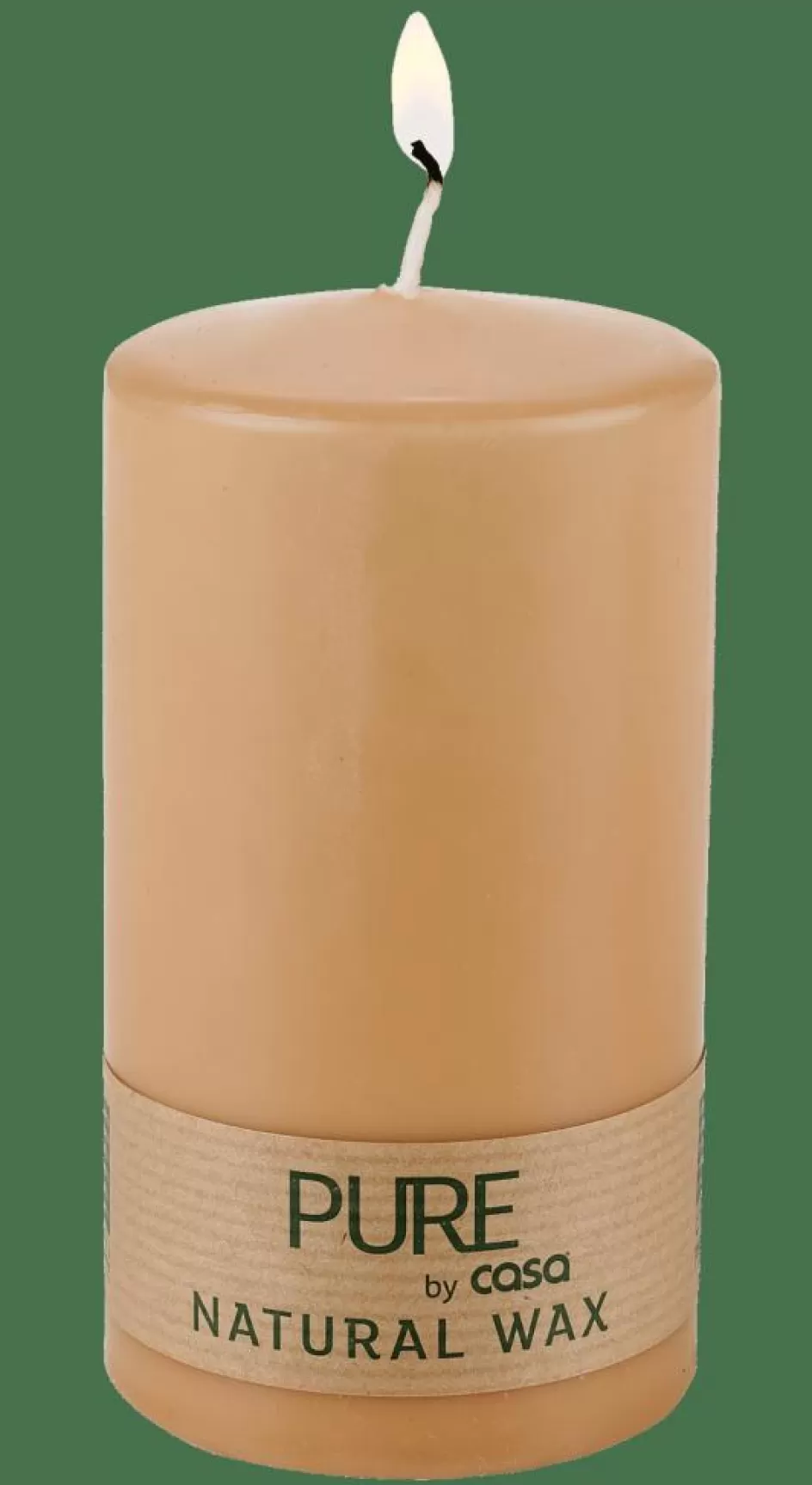 CASA PURE Bougie Cylindrique Beige Flash Sale