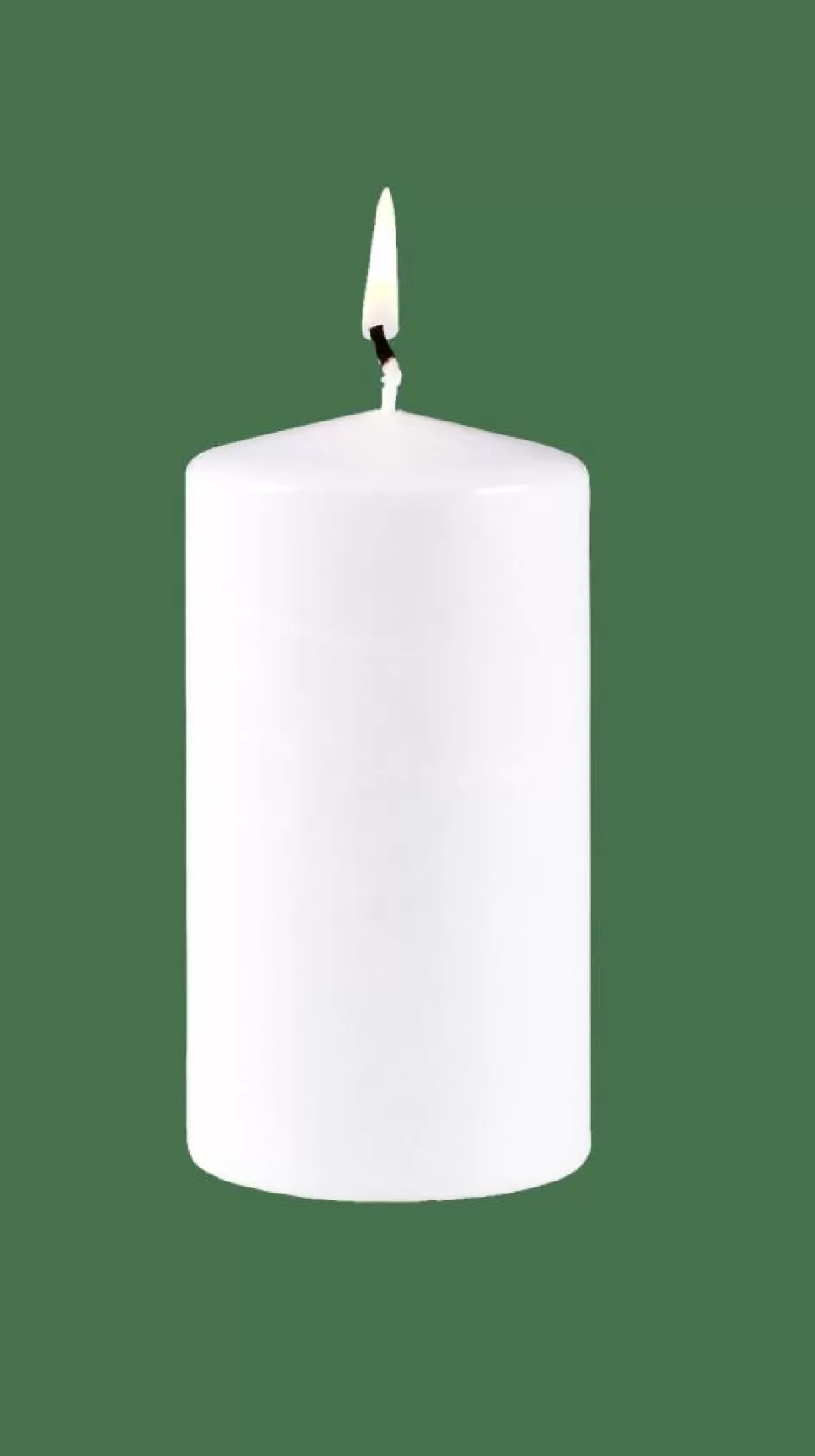 CASA PURE Bougie Cylindrique Blanc Best Sale