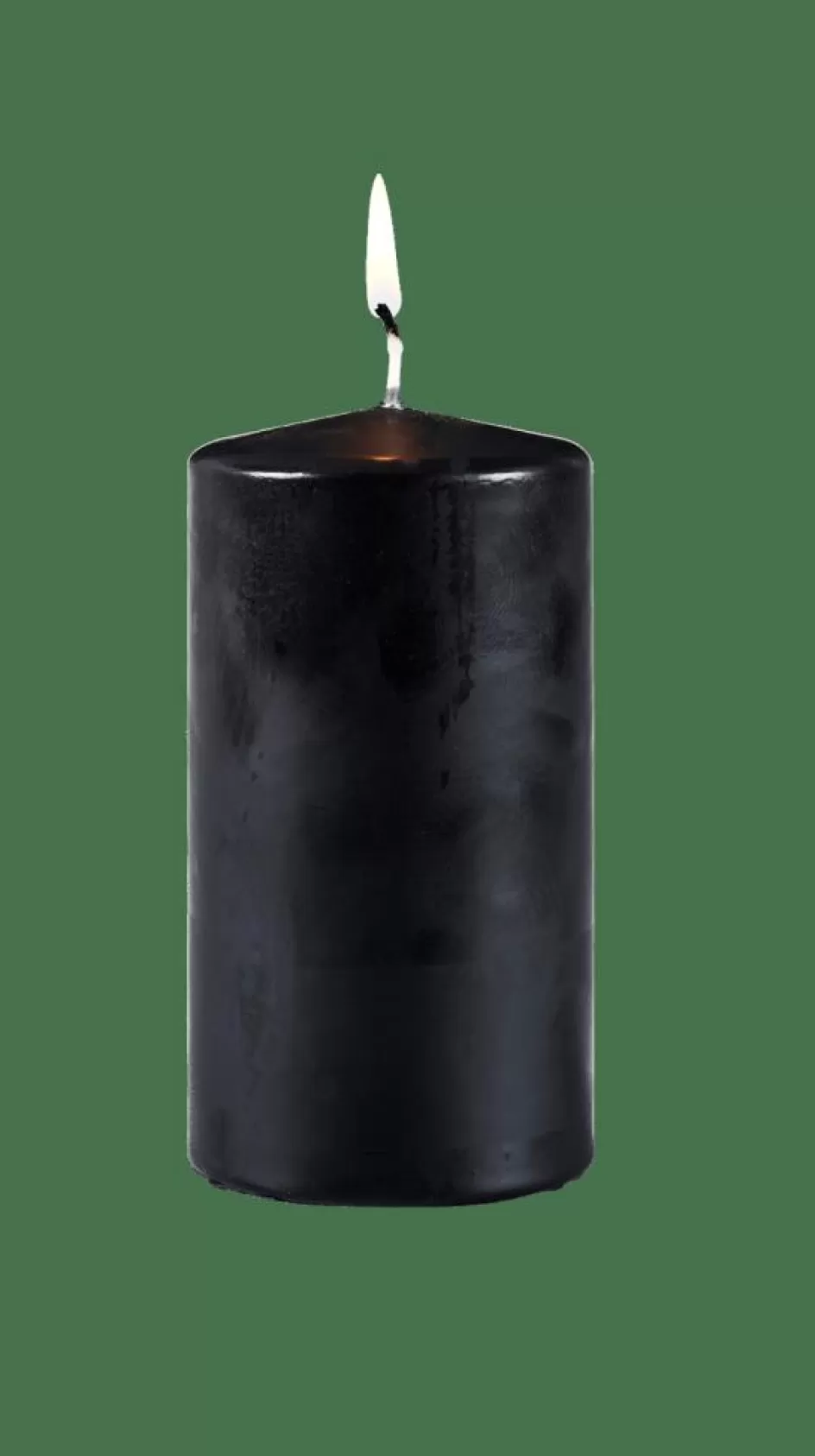 CASA PURE Bougie Cylindrique Noir Sale