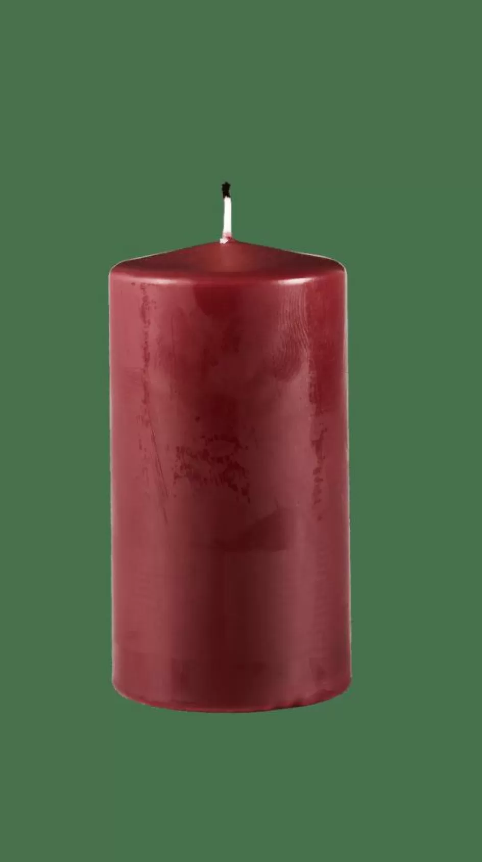 CASA PURE Bougie Cylindrique Rouge Foncé Cheap