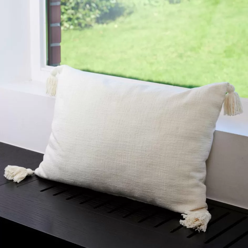 CASA RAVI Coussin Blanc Cheap