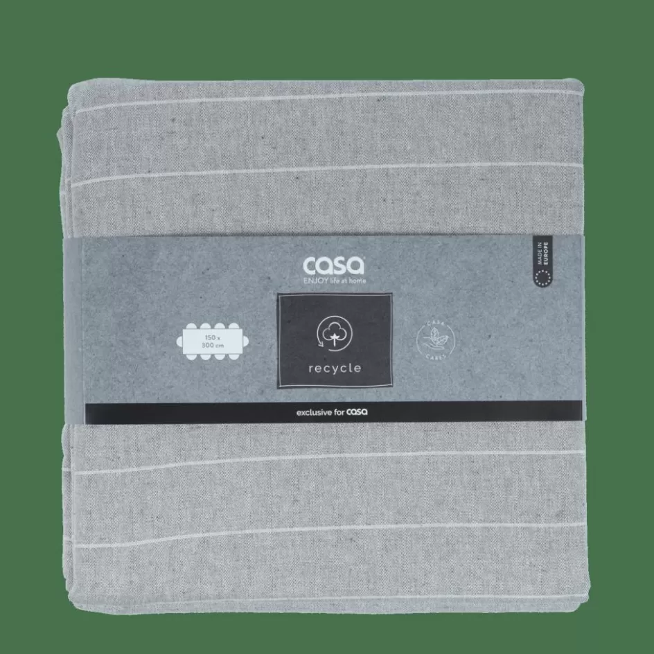 CASA RECYCLE Nappe Gris Outlet