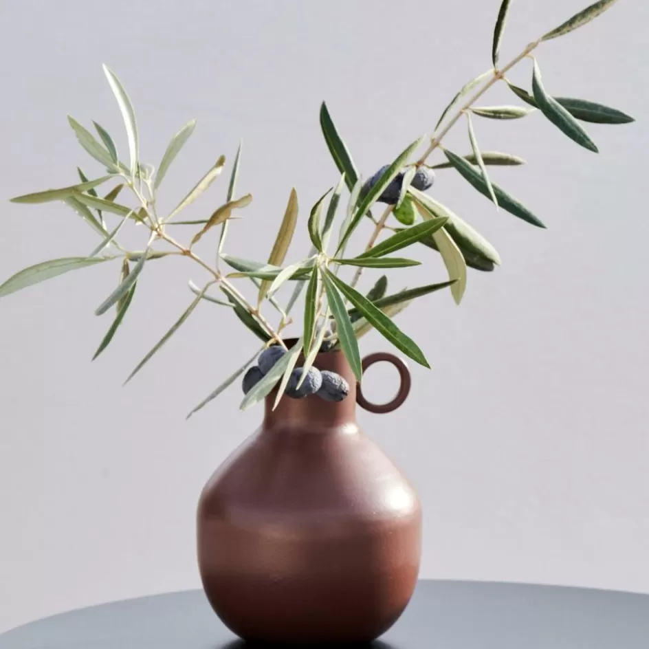 CASA RONDO Vase Brun Foncé Store