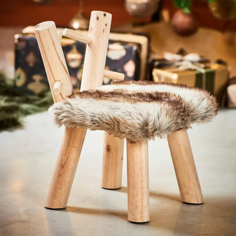 CASA RUDOLF Tabouret Naturel Cheap