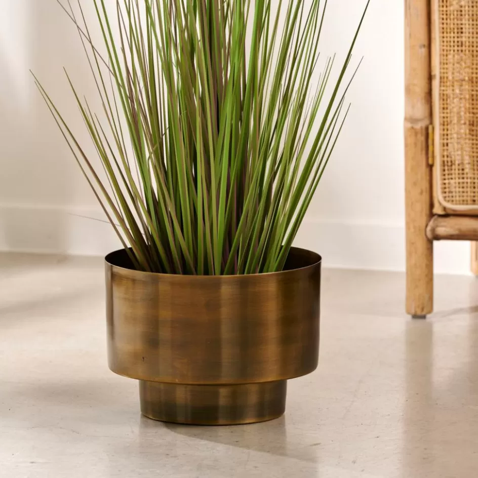 CASA SATURN Pot De Fleurs Bronze Hot