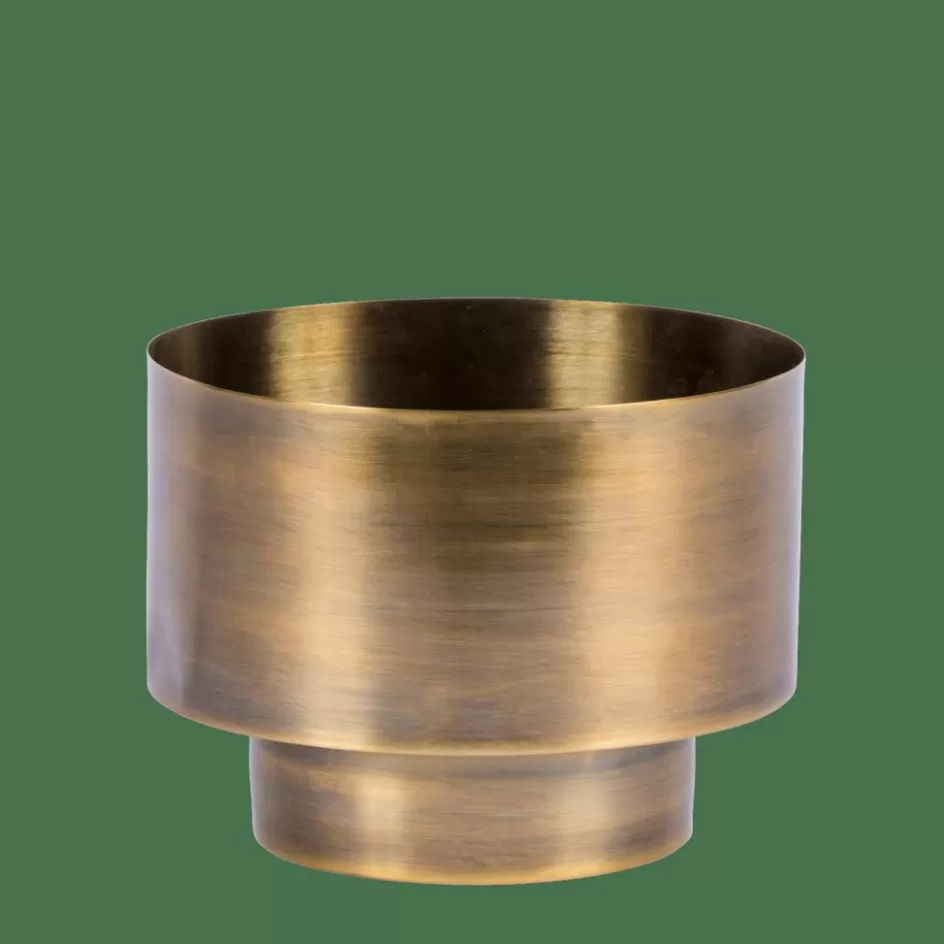 CASA SATURN Pot De Fleurs Bronze Hot