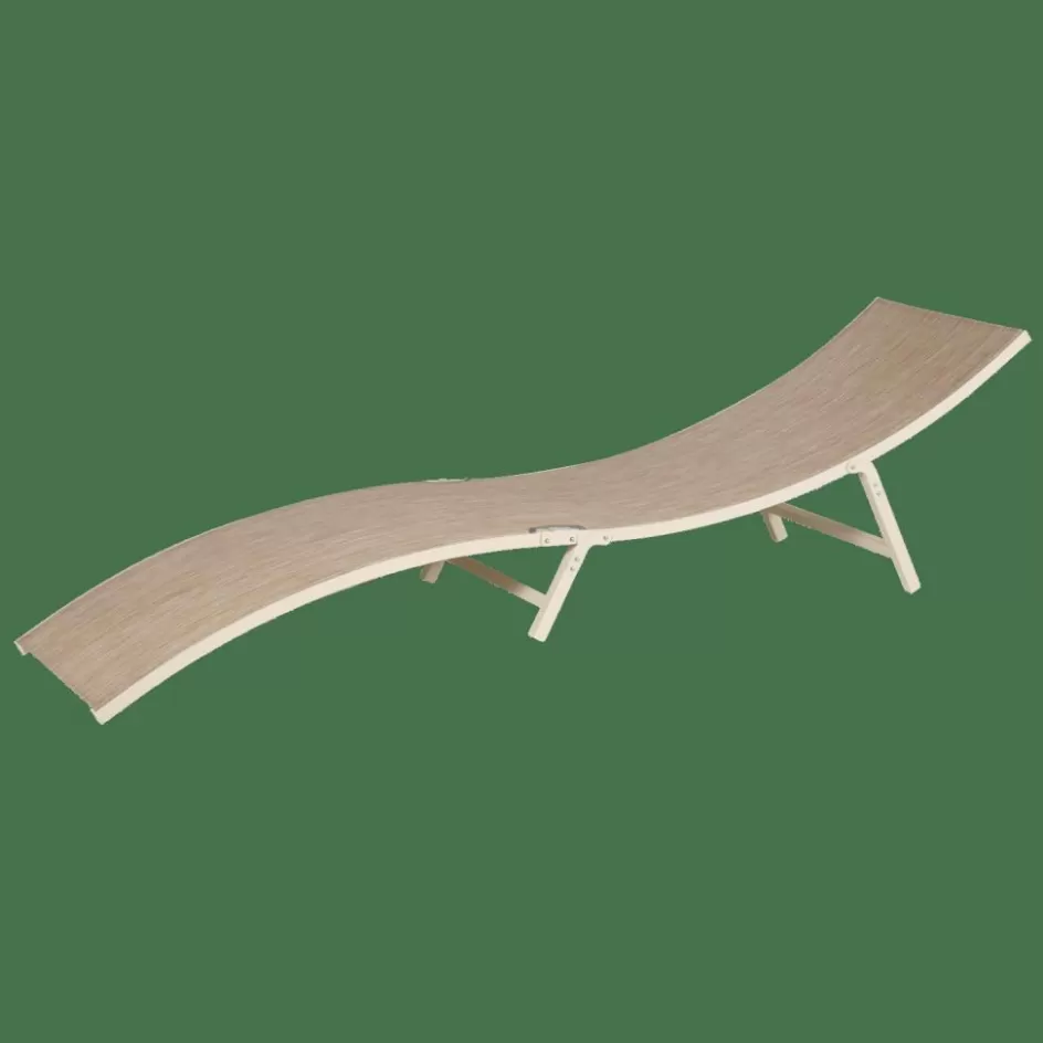 CASA SILVES Chaise Longue Sable New