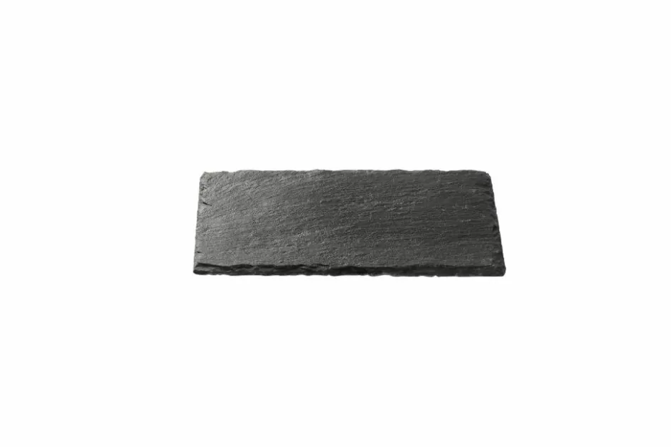 CASA SLATE Assiette Noir Cheap