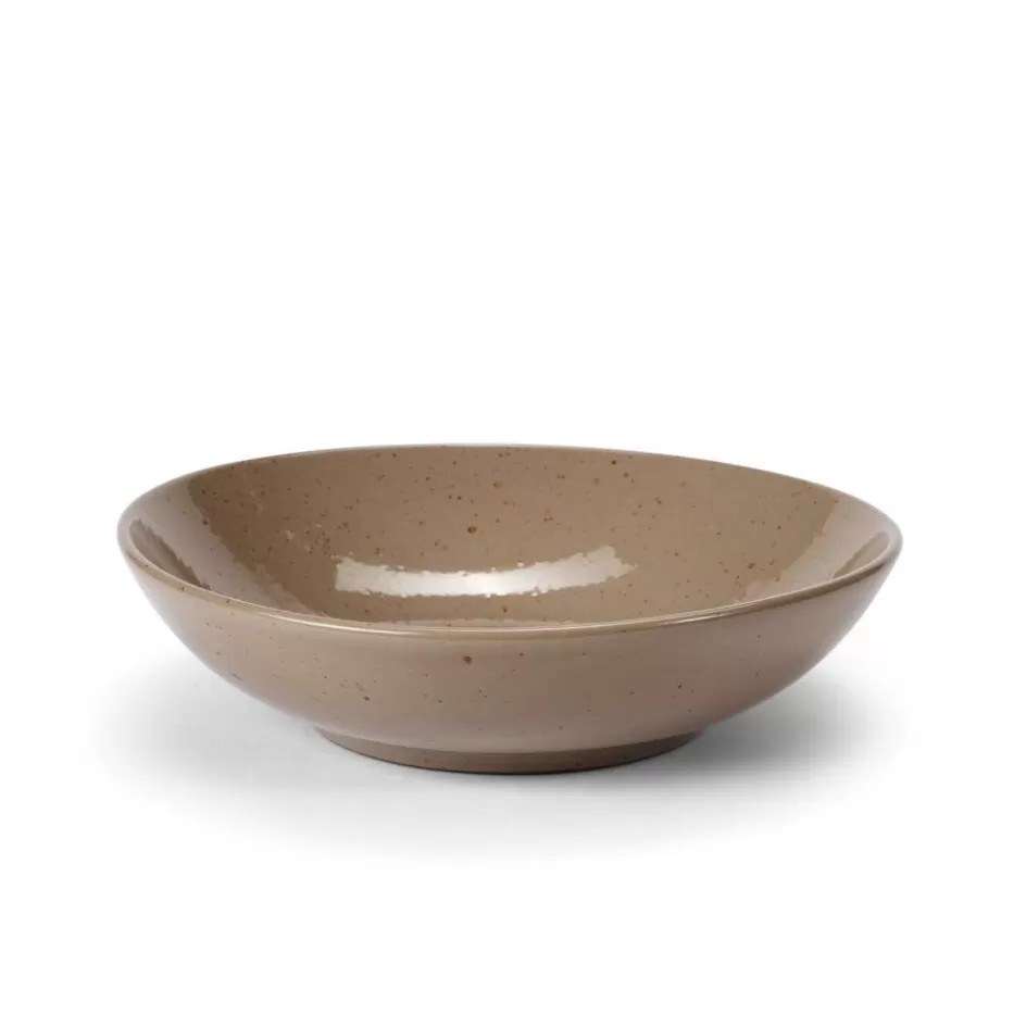 CASA TERRA Assiette Creuse Taupe Sale