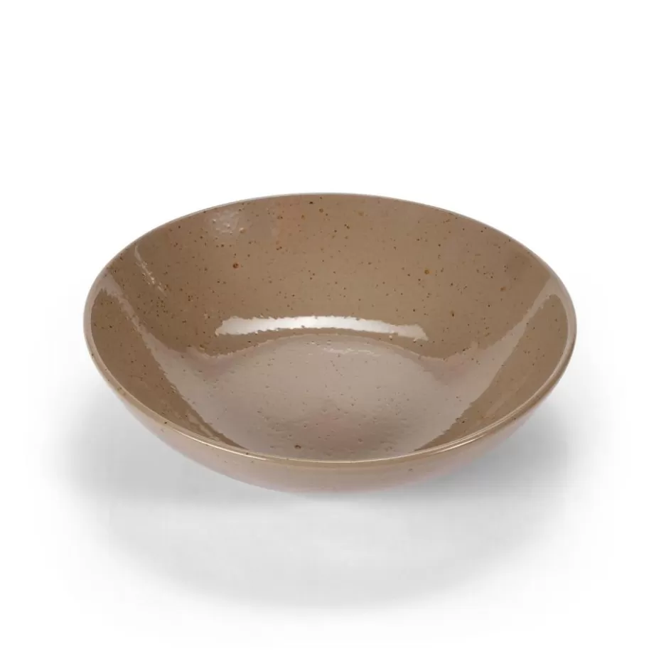 CASA TERRA Assiette Creuse Taupe Sale