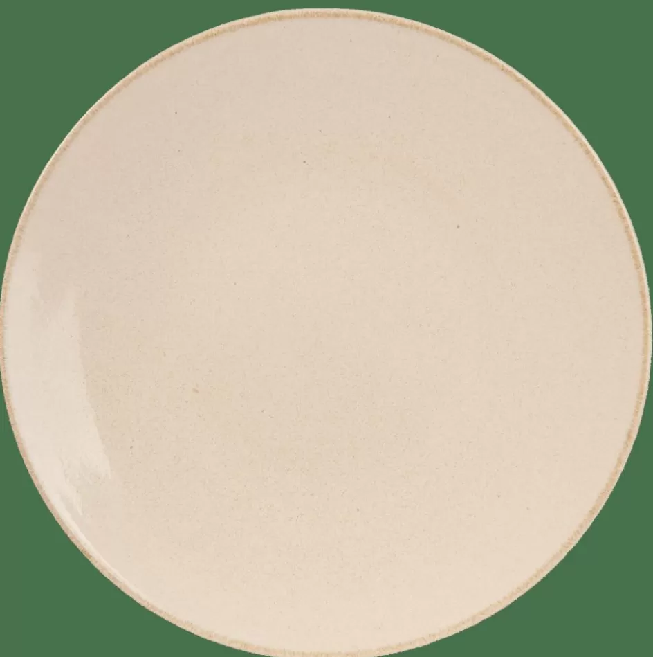 CASA TOKO SAND Assiette Beige New