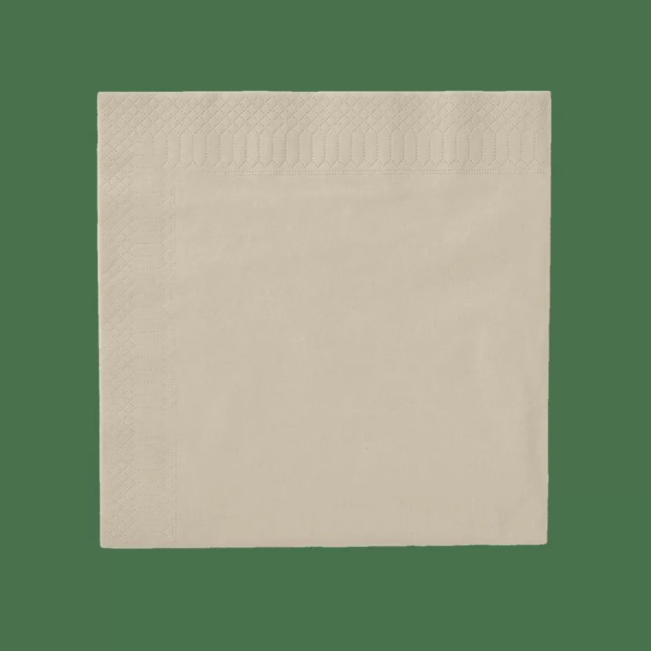 CASA UNI Set De 20 Serviettes Beige Best Sale