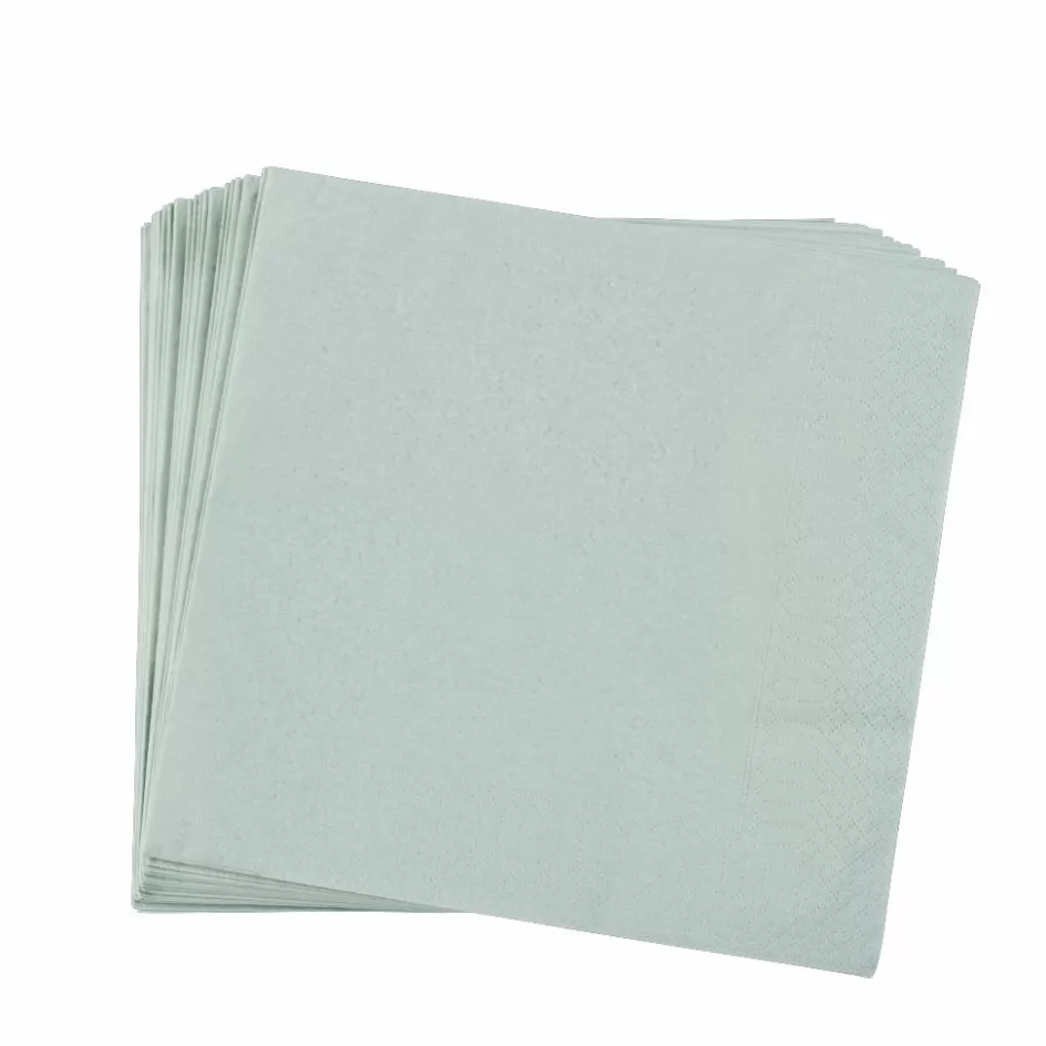 CASA UNI Set De 20 Serviettes Blanc Sale