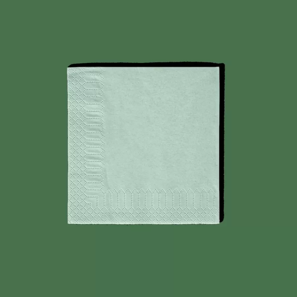 CASA UNI Set De 20 Serviettes Vert Shop