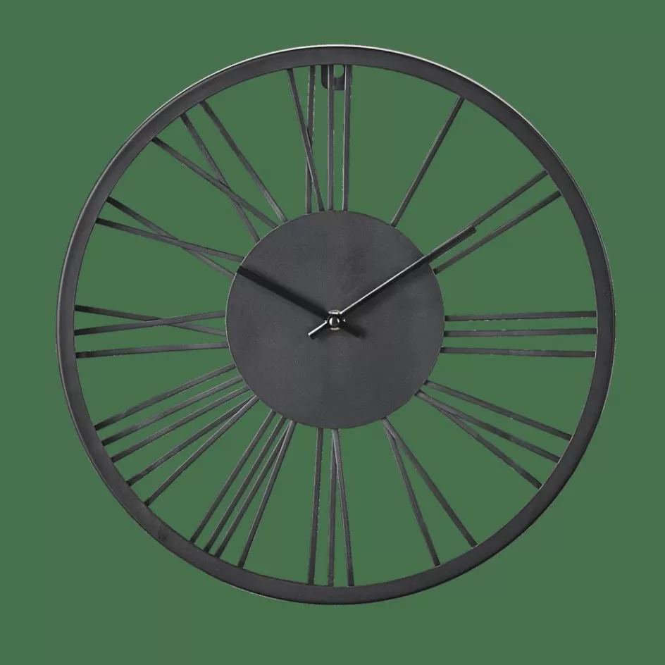 CASA WHEEL Horloge Murale Noir Store