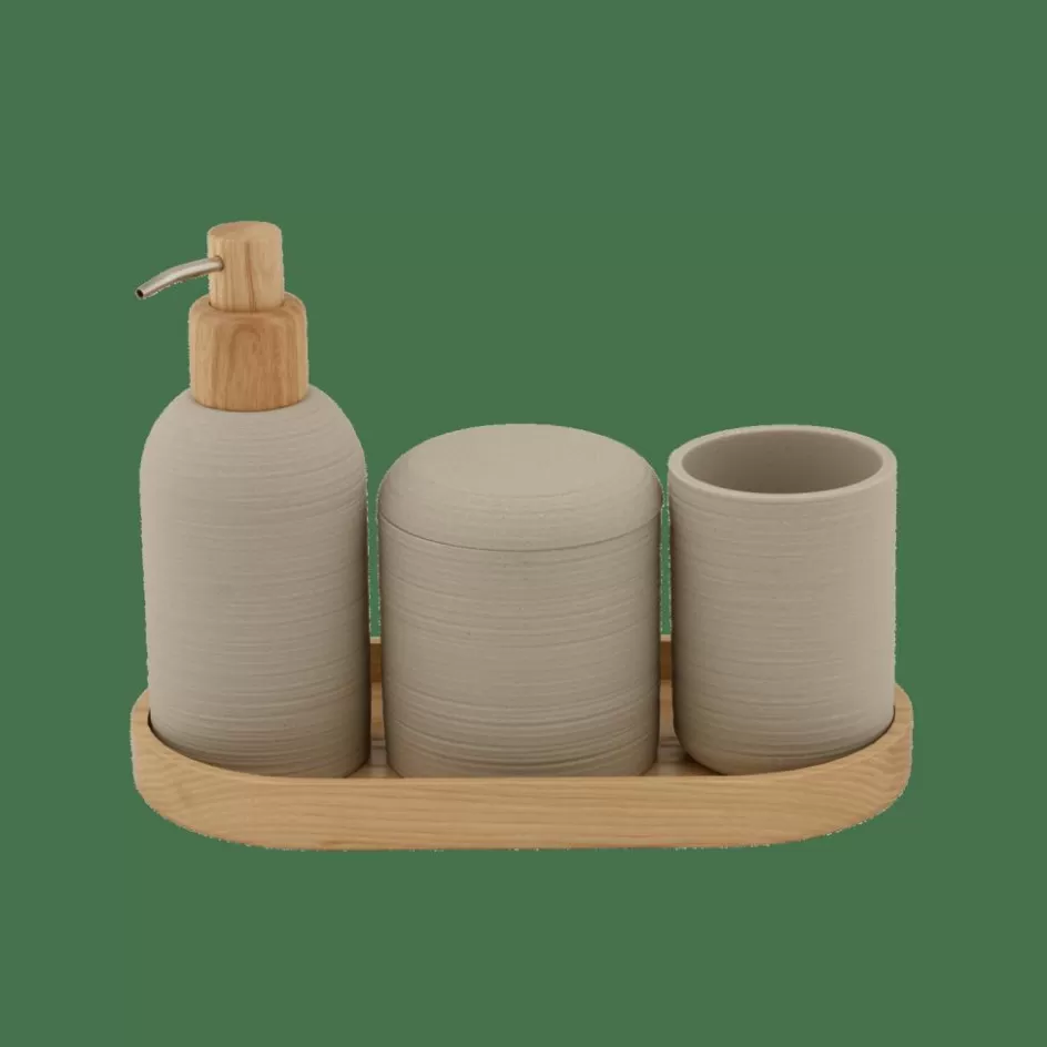 CASA YUKI Distributeur De Savon Naturel, Beige Best