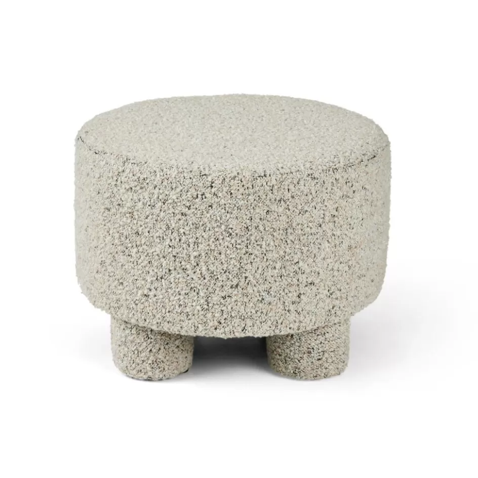 CASA ZENO Pouf Gris Cheap